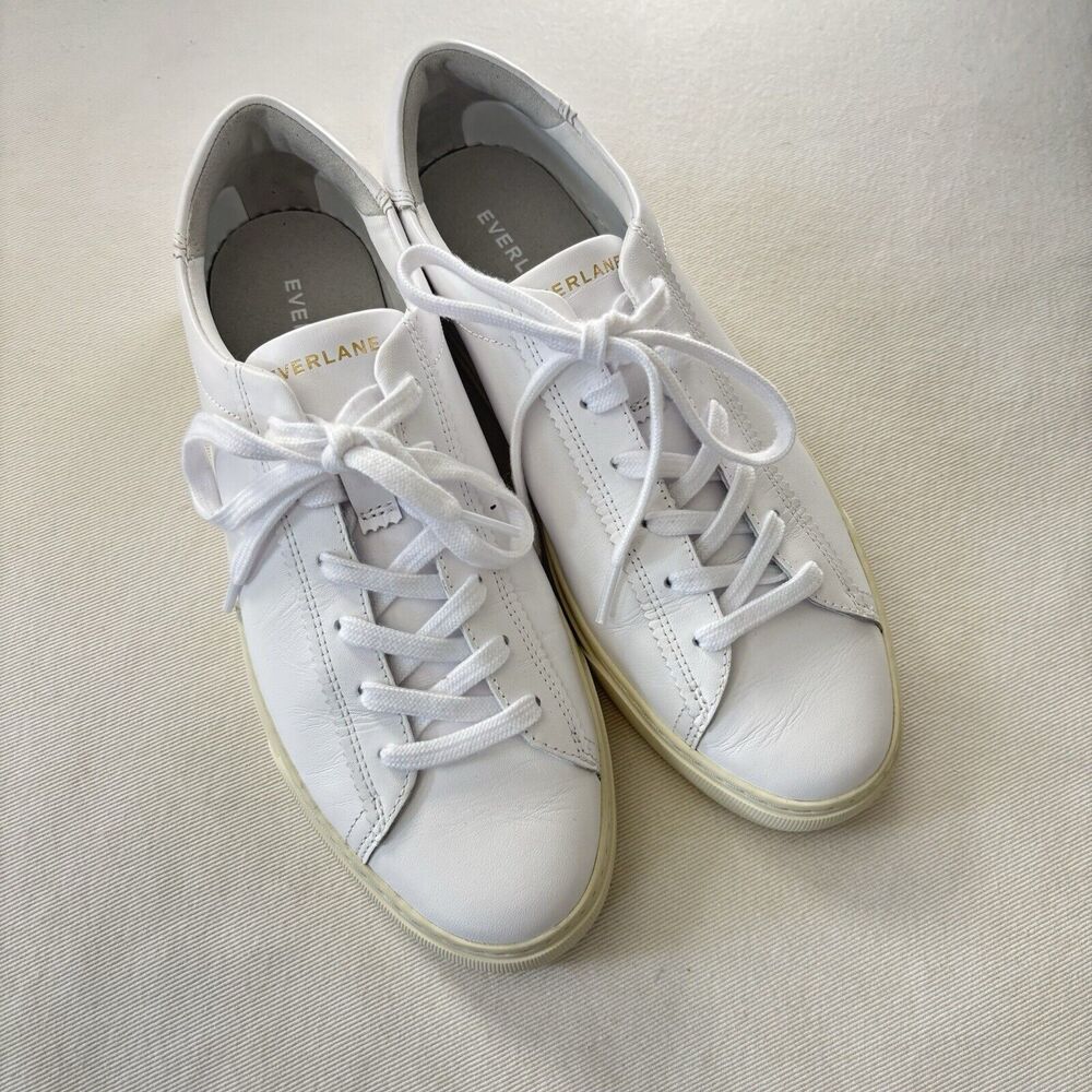 Everlane The Day Sneaker in White Leather